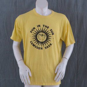 Vintage Graphic T-shirt - Lumsden Sask Fun in the Sun - Men's Extra Large